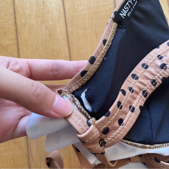 Nasty Gal Polka dot Swim set - Picture 13 of 15